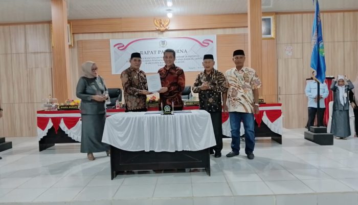 Ranperda APBD Tahun 2026 Diserahkan Ke DPRD Konkep