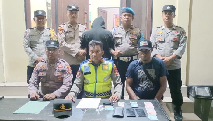 Polsek Wawonii Tengah Berhasil Bekuk Kurir Narkoba, Temukan 13 Paket Sabu dan Uang Tunai Puluhan Juta