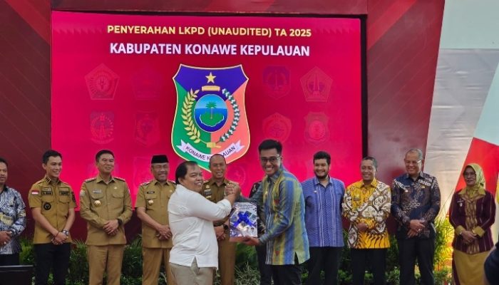Serahkan LKPD Unaudited 2025 ke BPK, Pemkab Konkep Berharap WTP Ke Tujuh Bisa Diraih