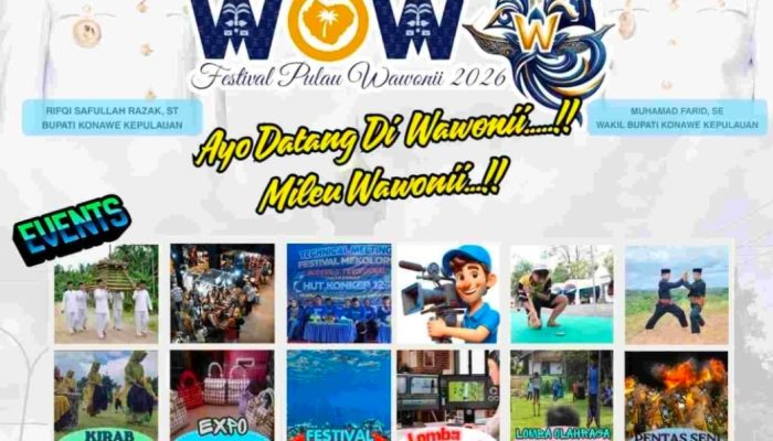 Ragam Budaya dan Tradisi Khas Wawonii Bakal Dipamerkan di Kegiatan Wonderful Wawonii