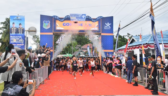 978 Peserta Ramaikan Wawonii Run 2026, Bupati Rifqi: Wawonii Run Ajang Promosi Wisata Daerah