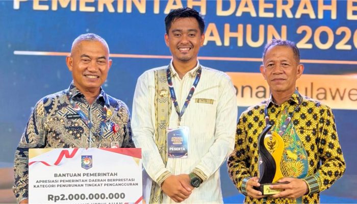Sukses Tekan Angka Pengangguran Terbuka, Pemkab Konkep Raih Penghargaan Terbaik Kedua Tingkat Regional